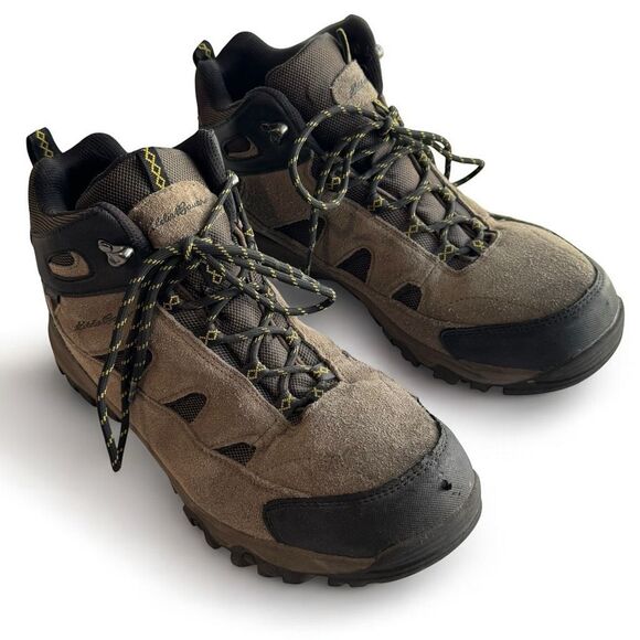 Eddie Bauer Men's Brighton Chukka Hiking Boots Brown Size 13M Waterproof - Picture 2 of 8